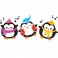 Sticker Pingouins joyeux - stickers animaux enfant & stickers enfant - fanastick.com