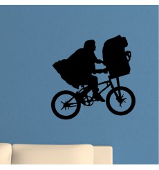 Sticker E.T. vélo volant