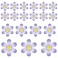 Sticker Fleurs violettes - stickers fleurs & stickers muraux - fanastick.com