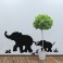 Sticker Marche d'éléphants - stickers animaux & stickers muraux - fanastick.com