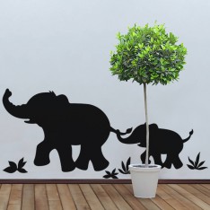  Sticker Marche d'éléphants