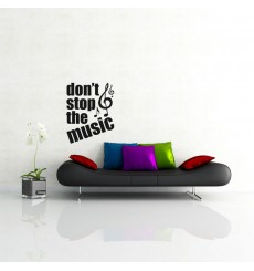 Sticker Don't stop the music
