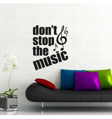 Sticker Don't stop the music