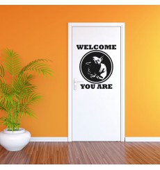 Sticker Welcome you are