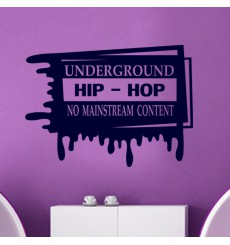 Sticker Underground hip-hop