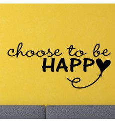 Sticker Choisissez d'être heureux