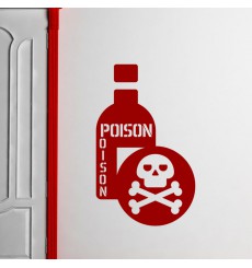 Sticker Bouteille de poison