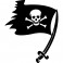 Sticker drapeau pirate - stickers pirates & stickers enfant - fanastick.com