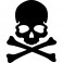 Sticker tête de mort - stickers pirates & stickers enfant - fanastick.com