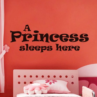Sticker Princess sleeps - dola & stickers muraux - fanastick.com