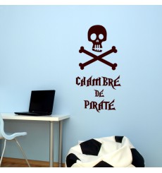 Sticker Chambre pirate