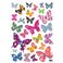 Sticker papillons multicolores 2 + 30 Swarovski Elements - stickers swarovski® elements & stickers muraux - fanastick.com