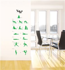 Sticker Cours de Yoga