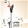 Sticker Chanteur de Jazz - stickers salon & stickers muraux - fanastick.com