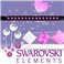 Sticker 15 Cristaux adhésifs 3mm SWAROVSKI® ELEMENTS - couleur Fuchsia - stickers swarovski® elements & stickers muraux - fanastick.com