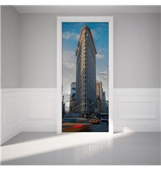 Sticker porte 204 x 83 cm - New York Flatiron building