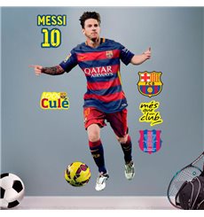 Sticker FC Barcelone - Messi 120cm®