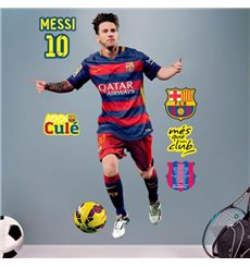 Sticker FC Barcelone - Messi 120cm®