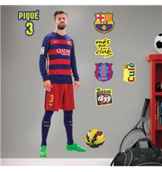 Sticker FC Barcelone - Gerard Piqué 120cm®
