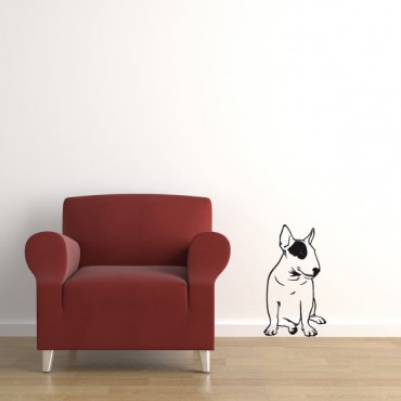 Sticker Bull terrier - stickers animaux & stickers muraux - fanastick.com