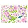 Sticker oiseaux et fleurs violettes - stickers chambre enfant & stickers enfant - fanastick.com
