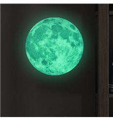Sticker Lune phosphorescente 30cm