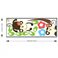 Sticker singes et Fleurs - stickers chambre enfant & stickers enfant - fanastick.com