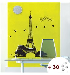 Sticker ParisTour Eiffel + 30 Swarovski Elements