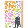 Sticker Chat et papillons - stickers animaux enfant & stickers enfant - fanastick.com