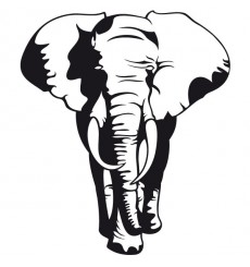 Sticker Eléphant