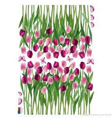 Sticker Fleurs tulipes de rêve