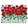 Sticker Jardin de roses rouges - stickers fleurs & stickers muraux - fanastick.com
