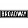 Sticker  Broadway - stickers new york & stickers muraux - fanastick.com