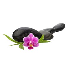 Sticker ZEN Galets avec orchidée
