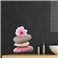 Sticker ZEN Tour de galets avec sakura fleurs - stickers zen & stickers muraux - fanastick.com