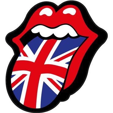 Grand logo Langue Rolling Stones Wall Sticker nouveau transfert despatch uk jour même 