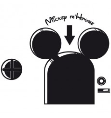 Sticker Mickey Mhouse