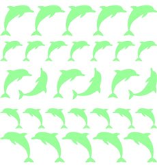 Sticker phosphorescent mini-série de 30 dauphins