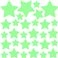 Sticker phosphorescent mini-série de 30 étoiles - stickers phosphorescent & stickers muraux - fanastick.com