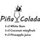 Sticker déco cocktail Pina Colada - stickers frigo & stickers muraux - fanastick.com