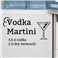Sticker déco cocktail Vodka Martini - stickers frigo & stickers muraux - fanastick.com
