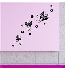 Sticker Papillons flux