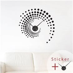  Sticker horloge spirale