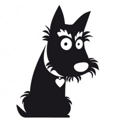 Sticker Scottish terrier