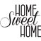 Sticker Home sweet Home - stickers citations & stickers muraux - fanastick.com
