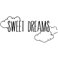 Sticker Sweet Dreams - stickers citations & stickers muraux - fanastick.com