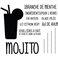Sticker Mojito - stickers cuisine & stickers muraux - fanastick.com