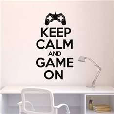 Sticker Keep Calm and game on