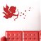 Sticker Cupidon avec une flèche et cœur - stickers amour & stickers muraux - fanastick.com