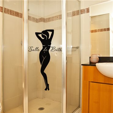 Sticker Salle de bain féminine - stickers salle de bain & stickers muraux - fanastick.com